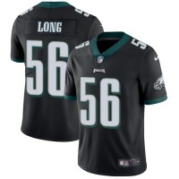 Nike Philadelphia Eagles #56 Chris Long Black Alternate Youth Stitched NFL Vapor Untouchable Limited Jersey