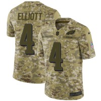 Nike Philadelphia Eagles #4 Jake Elliott Camo Youth Stitched NFL Limited 2018 Salute to Service Jersey