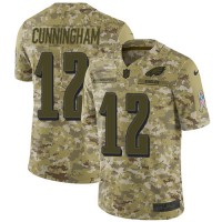 Nike Philadelphia Eagles #12 Randall Cunningham Camo Youth Stitched NFL Limited 2018 Salute to Service Jersey