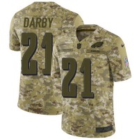 Nike Philadelphia Eagles #21 Ronald Darby Camo Youth Stitched NFL Limited 2018 Salute to Service Jersey