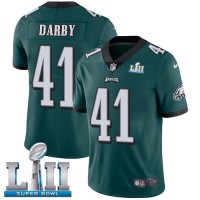 Nike Philadelphia Eagles #41 Ronald Darby Midnight Green Team Color Super Bowl LII Youth Stitched NFL Vapor Untouchable Limited Jersey