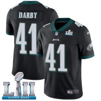 Nike Philadelphia Eagles #41 Ronald Darby Black Alternate Super Bowl LII Youth Stitched NFL Vapor Untouchable Limited Jersey