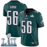 Nike Philadelphia Eagles #56 Chris Long Midnight Green Team Color Super Bowl LII Youth Stitched NFL Vapor Untouchable Limited Jersey