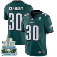 Nike Philadelphia Eagles #30 Corey Clement Midnight Green Team Color Super Bowl LII Champions Youth Stitched NFL Vapor Untouchable Limited Jersey