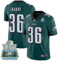 Nike Philadelphia Eagles #36 Jay Ajayi Midnight Green Team Color Super Bowl LII Champions Youth Stitched NFL Vapor Untouchable Limited Jersey