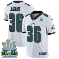 Nike Philadelphia Eagles #36 Jay Ajayi White Super Bowl LII Champions Youth Stitched NFL Vapor Untouchable Limited Jersey