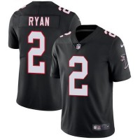 Nike Atlanta Falcons #2 Matt Ryan Black Alternate Youth Stitched NFL Vapor Untouchable Limited Jersey