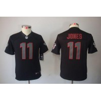 Nike Atlanta Falcons #11 Julio Jones Black Impact Youth Stitched NFL Limited Jersey