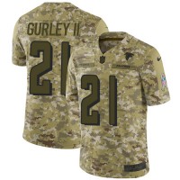 Nike Atlanta Falcons #21 Todd Gurley II Camo Youth Stitched NFL Limited 2018 Salute To Service Jersey