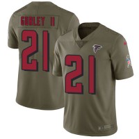 Nike Atlanta Falcons #21 Todd Gurley II Olive Youth Stitched NFL Limited 2017 Salute To Service Jersey