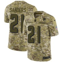 Nike Atlanta Falcons #21 Deion Sanders Camo Youth Stitched NFL Limited 2018 Salute to Service Jersey