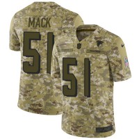 Nike Atlanta Falcons #51 Alex Mack Camo Youth Stitched NFL Limited 2018 Salute to Service Jersey