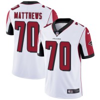 Nike Atlanta Falcons #70 Jake Matthews White Youth Stitched NFL Vapor Untouchable Limited Jersey