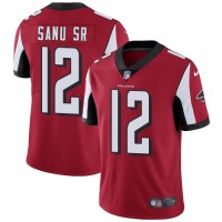 Nike Atlanta Falcons #12 Mohamed Sanu Sr Red Team Color Youth Stitched NFL Vapor Untouchable Limited Jersey