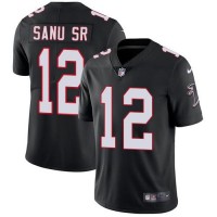 Nike Atlanta Falcons #12 Mohamed Sanu Sr Black Alternate Youth Stitched NFL Vapor Untouchable Limited Jersey