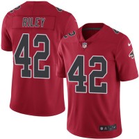 Nike Atlanta Falcons #42 Duke Riley Red Youth Stitched NFL Limited Rush Jersey