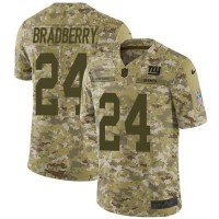 Nike New York Giants #24 James Bradberry Camo Youth Stitched NFL Limited 2018 Salute To Service Jersey
