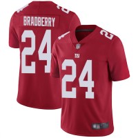 Nike New York Giants #24 James Bradberry Red Youth Stitched NFL Limited Inverted Legend Jersey