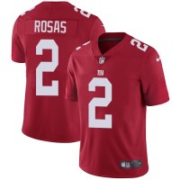 Nike New York Giants #2 Aldrick Rosas Red Alternate Youth Stitched NFL Vapor Untouchable Limited Jersey