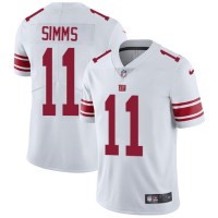 Nike New York Giants #11 Phil Simms White Youth Stitched NFL Vapor Untouchable Limited Jersey