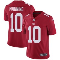 Nike New York Giants #10 Eli Manning Red Alternate Youth Stitched NFL Vapor Untouchable Limited Jersey