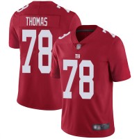 Nike New York Giants #78 Andrew Thomas Red Youth Stitched NFL Limited Inverted Legend Jersey