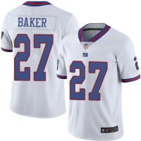 Nike New York Giants #27 Deandre Baker White Youth Stitched NFL Limited Rush Jersey