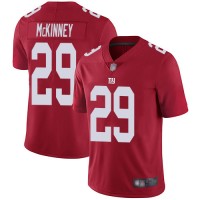Nike New York Giants #29 Xavier McKinney Red Youth Stitched NFL Limited Inverted Legend Jersey