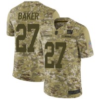 Nike New York Giants #27 Deandre Baker Camo Youth Stitched NFL Limited 2018 Salute to Service Jersey