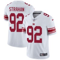 Nike New York Giants #92 Michael Strahan White Youth Stitched NFL Vapor Untouchable Limited Jersey