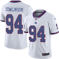 Nike New York Giants #94 Dalvin Tomlinson White Youth Stitched NFL Limited Rush Jersey