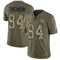 Nike New York Giants #94 Dalvin Tomlinson Olive/Camo Youth Stitched NFL Limited 2017 Salute to Service Jersey