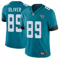 Nike Jacksonville Jaguars #89 Josh Oliver Teal Green Alternate Youth Stitched NFL Vapor Untouchable Limited Jersey