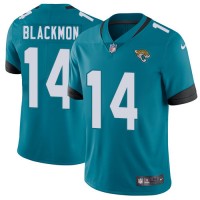 Nike Jacksonville Jaguars #14 Justin Blackmon Teal Green Alternate Youth Stitched NFL Vapor Untouchable Limited Jersey