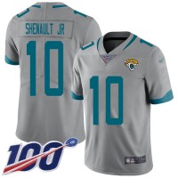 Nike Jacksonville Jaguars #10 Laviska Shenault Jr. Silver Youth Stitched NFL Limited Inverted Legend 100th Season Jersey