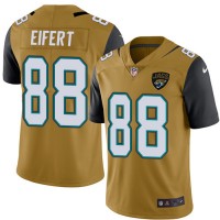 Nike Jacksonville Jaguars #88 Tyler Eifert Gold Youth Stitched NFL Limited Rush Jersey