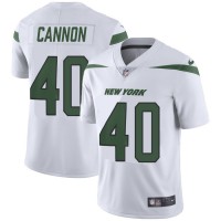 Nike New York Jets #40 Trenton Cannon White Youth Stitched NFL Vapor Untouchable Limited Jersey