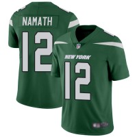 Nike New York Jets #12 Joe Namath Green Team Color Youth Stitched NFL Vapor Untouchable Limited Jersey