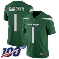 Nike New York Jets #1 Ahmad Sauce Gardner Green Team Color Youth Stitched NFL 100th Season Vapor Untouchable Limited Jersey