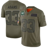 Nike New York Jets #33 Jamal Adams Camo Youth Stitched NFL Limited 2019 Salute to Service Jersey