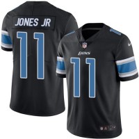 Nike Detroit Lions #11 Marvin Jones Jr Black Youth Stitched NFL Limited Rush Jersey