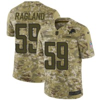 Nike Detroit Lions #59 Reggie Ragland Camo Youth Stitched NFL Limited 2018 Salute To Service Jersey