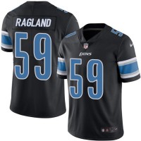 Nike Detroit Lions #59 Reggie Ragland Black Youth Stitched NFL Limited Rush Jersey