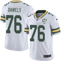 Nike Green Bay Packers #76 Mike Daniels White Youth 100th Season Stitched NFL Vapor Untouchable Limited Jersey