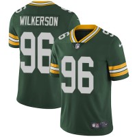 Nike Green Bay Packers #96 Muhammad Wilkerson Green Team Color Youth Stitched NFL Vapor Untouchable Limited Jersey