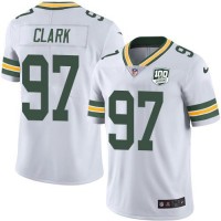 Nike Green Bay Packers #97 Kenny Clark White Youth 100th Season Stitched NFL Vapor Untouchable Limited Jersey