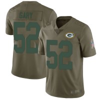 Nike Green Bay Packers #52 Rashan Gary Olive Youth Stitched NFL Limited 2017 Salute to Service Jersey