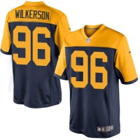 Nike Green Bay Packers #96 Muhammad Wilkerson Navy Blue Alternate Youth Stitched NFL New Limited Jersey