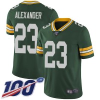 Nike Green Bay Packers #23 Jaire Alexander Green Team Color Youth Stitched NFL 100th Season Vapor Limited Jersey
