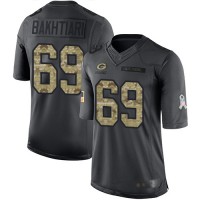 Nike Green Bay Packers #69 David Bakhtiari Black Youth Stitched NFL Limited 2016 Salute to Service Jersey